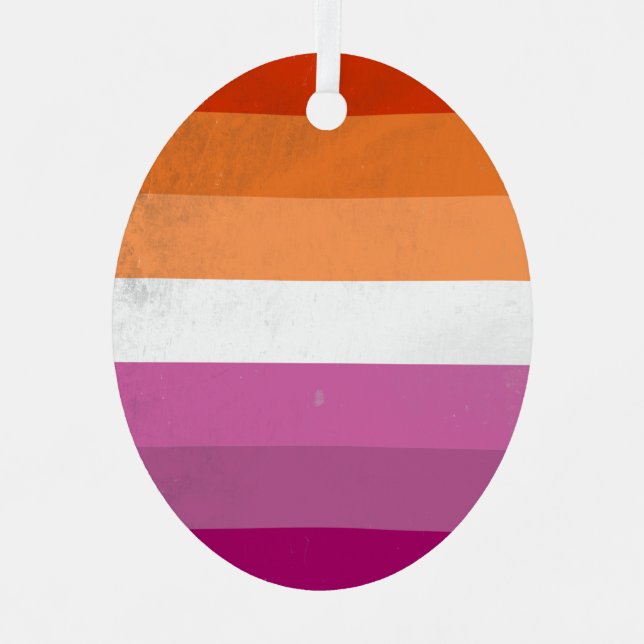 Lesbian Metal Tree Decoration (Front)