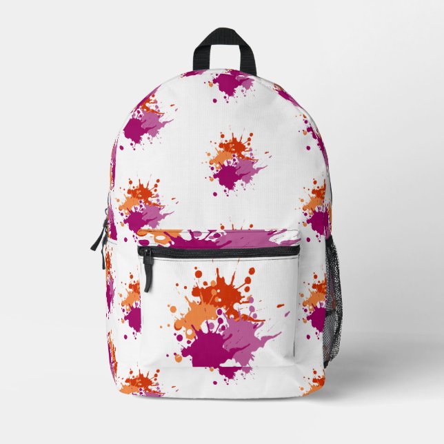 Lesbian Pride Backpack (Front)
