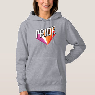 Lesbian Pride Burst Hoodie
