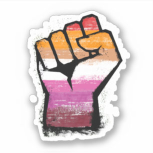 Lesbian Pride Fist