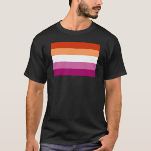 Lesbian Pride Flag (5 Stripes) T-Shirt