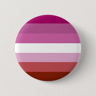 Lesbian pride flag 6 cm round badge