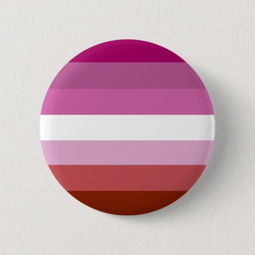 Image of Lesbian pride flag 6 Cm Round Badge