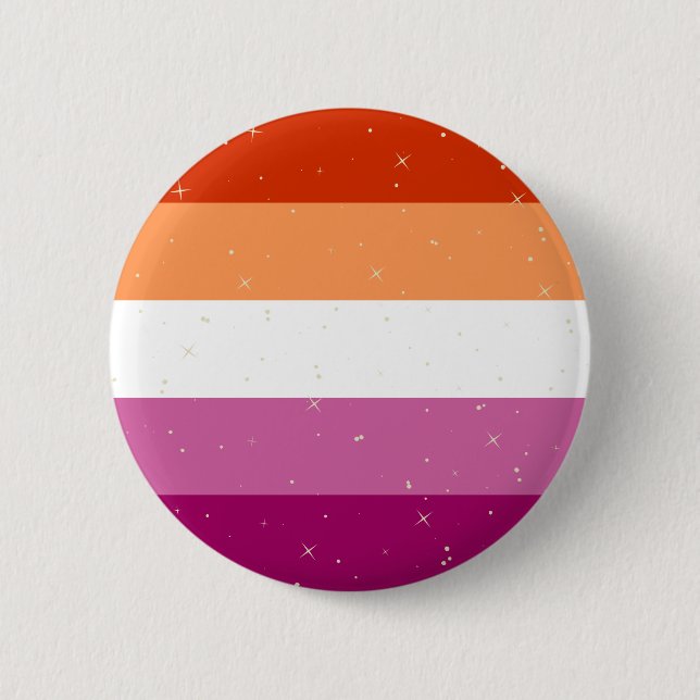 Lesbian Pride Flag Badge (Front)