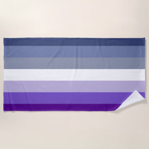Lesbian Pride Flag (Butch) Beach Towel