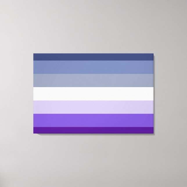 Lesbian Pride Flag (Butch) Canvas Print (Front)