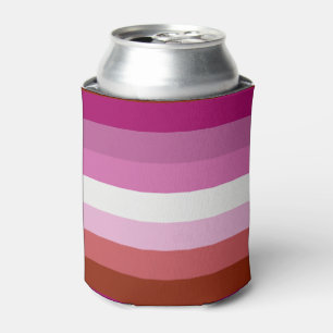 Lesbian Pride Flag Can Cooler