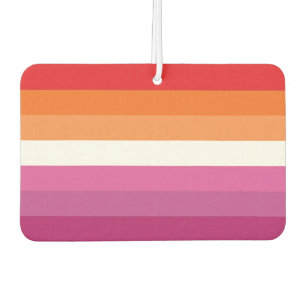 Lesbian Pride Flag Car Air Freshener