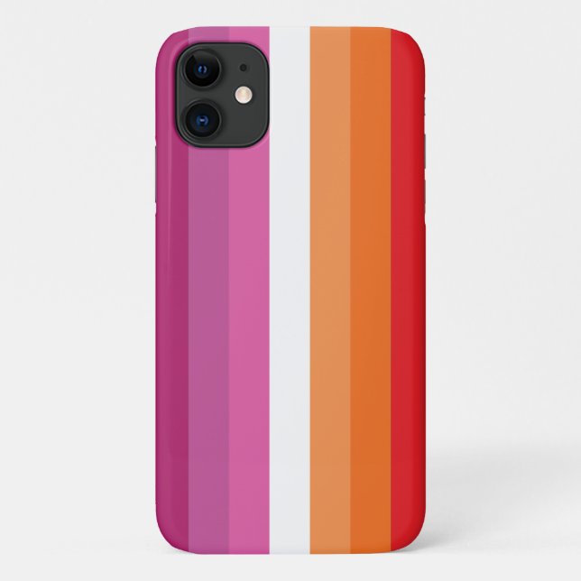 Lesbian Pride Flag Case-Mate iPhone Case (Back)