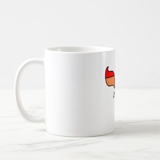 Lesbian Pride Flag Chai Coffee Mug (Left)