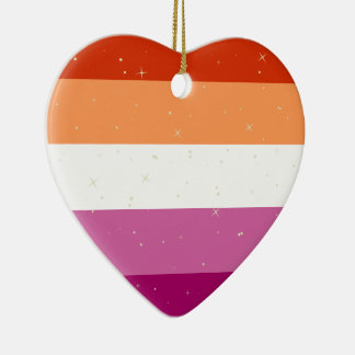 Lesbian Pride Flag Christmas Decoration