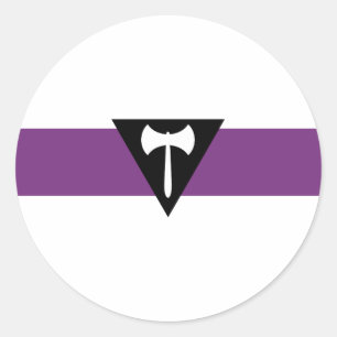 Lesbian Pride Flag Classic Round Sticker