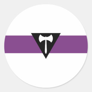 Lesbian Pride Flag Classic Round Sticker