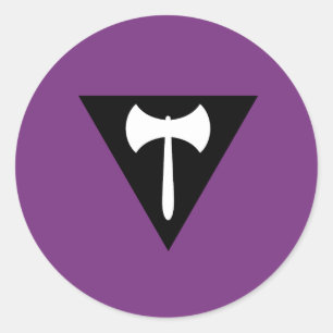 Lesbian Pride Flag Classic Round Sticker