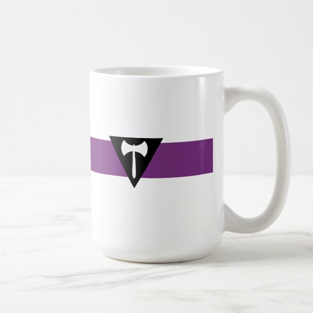 Lesbian Pride Flag Coffee Mug (Right)