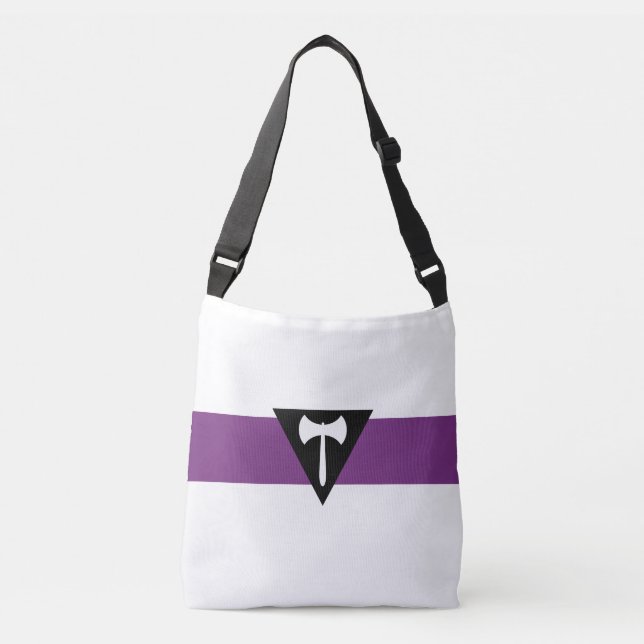 Lesbian Pride Flag Crossbody Bag (Front)