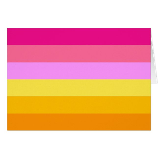 Lesbian Pride Flag (Dawn) (Front Horizontal)
