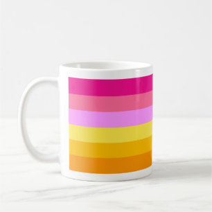 Lesbian Pride Flag (Dawn) Coffee Mug
