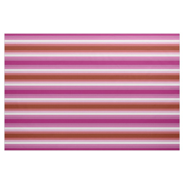 Lesbian Pride Flag Fabric (Fat Quarter)