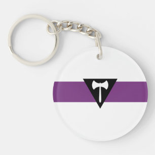 Lesbian Pride Flag Key Ring