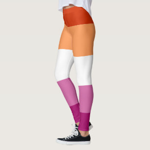Lesbian Pride Flag Leggings