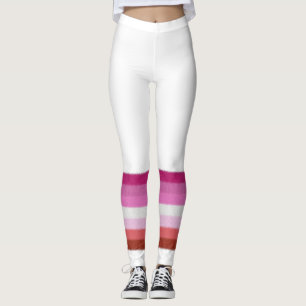Lesbian Pride Flag Leggings