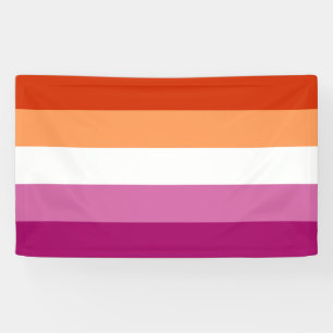 Lesbian Pride Flag LGBTQ Banner