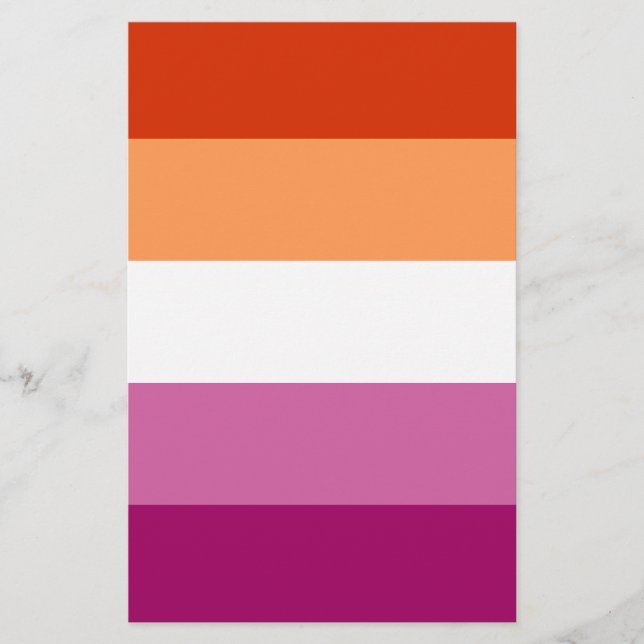 Lesbian Pride Flag LGBTQ Flyer (Front)