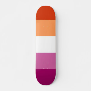 Lesbian Pride Flag LGBTQ Skateboard