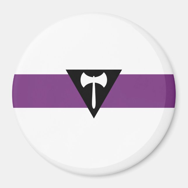 Lesbian Pride Flag Magnet (Front)