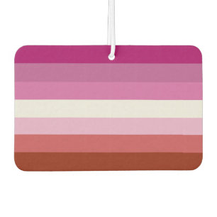 Lesbian Pride Flag (Origin) Car Air Freshener