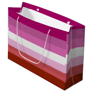 Lesbian Pride Flag (Origin) Large Gift Bag