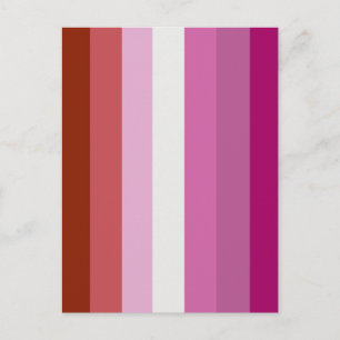 Lesbian Pride Flag (Origin) Postcard