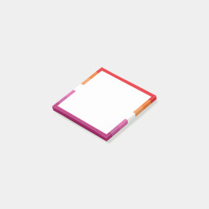 Lesbian Pride Flag Post-it Notes