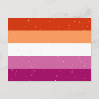 Lesbian Pride Flag Postcard