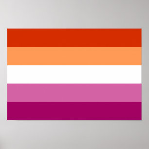 Lesbian Pride flag Poster