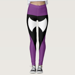 Lesbian Pride Flag  Purple Axe Leggings
