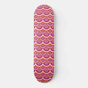 Lesbian pride flag rainbow pattern skateboard