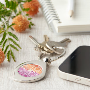 Lesbian Pride Love is Love is Love Key Ring
