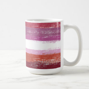 Lesbian Pride Paint Coffee Mug