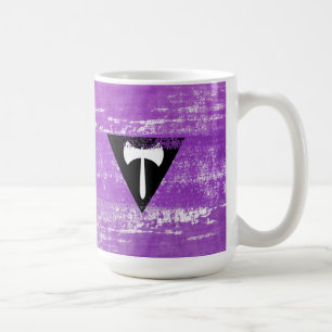 Lesbian Pride Paint (Labrys) Coffee Mug