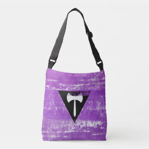 Lesbian Pride Paint (Labrys) Crossbody Bag