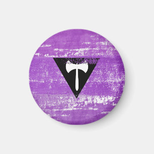 Lesbian Pride Paint (Labrys) Magnet