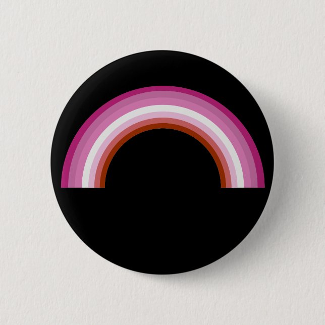 Lesbian Pride Rainbow Flag 6 Cm Round Badge (Front)