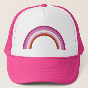 Lesbian Pride Rainbow Flag Trucker Hat