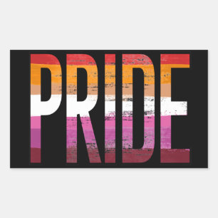 LESBIAN PRIDE T-Shirt Rectangular Sticker