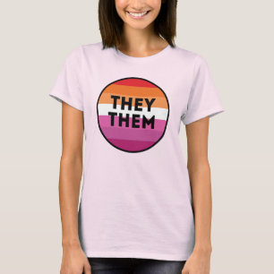 Lesbian Pronouns Pride T-Shirt