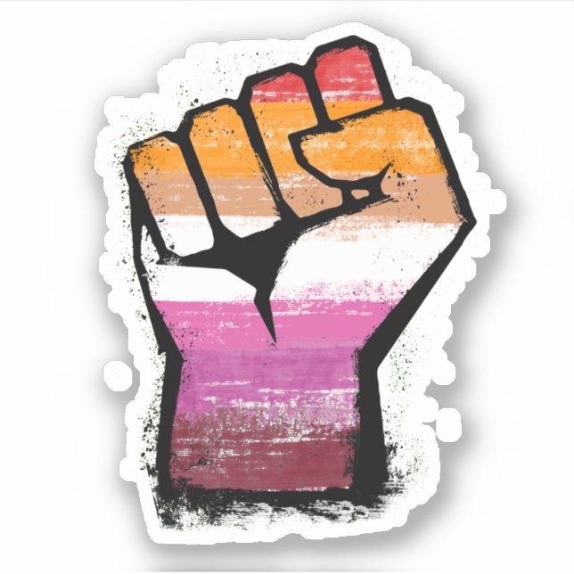 Lesbian Protest Fist (Front)