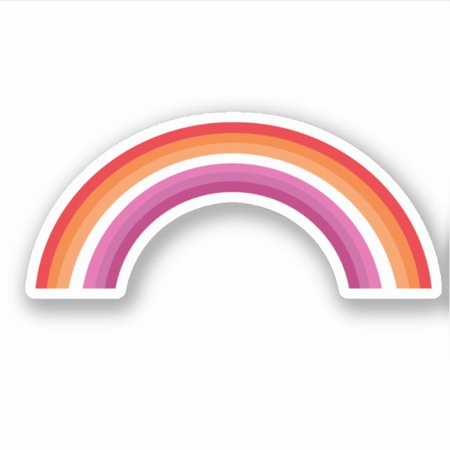 Lesbian Rainbow Sunset (Front)