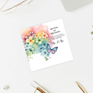 Lesbian Rainbow Wedding Invitation